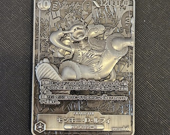 One Piece Trading Card Game - Luffy Gea 5 Nika Manga Gold and Silver