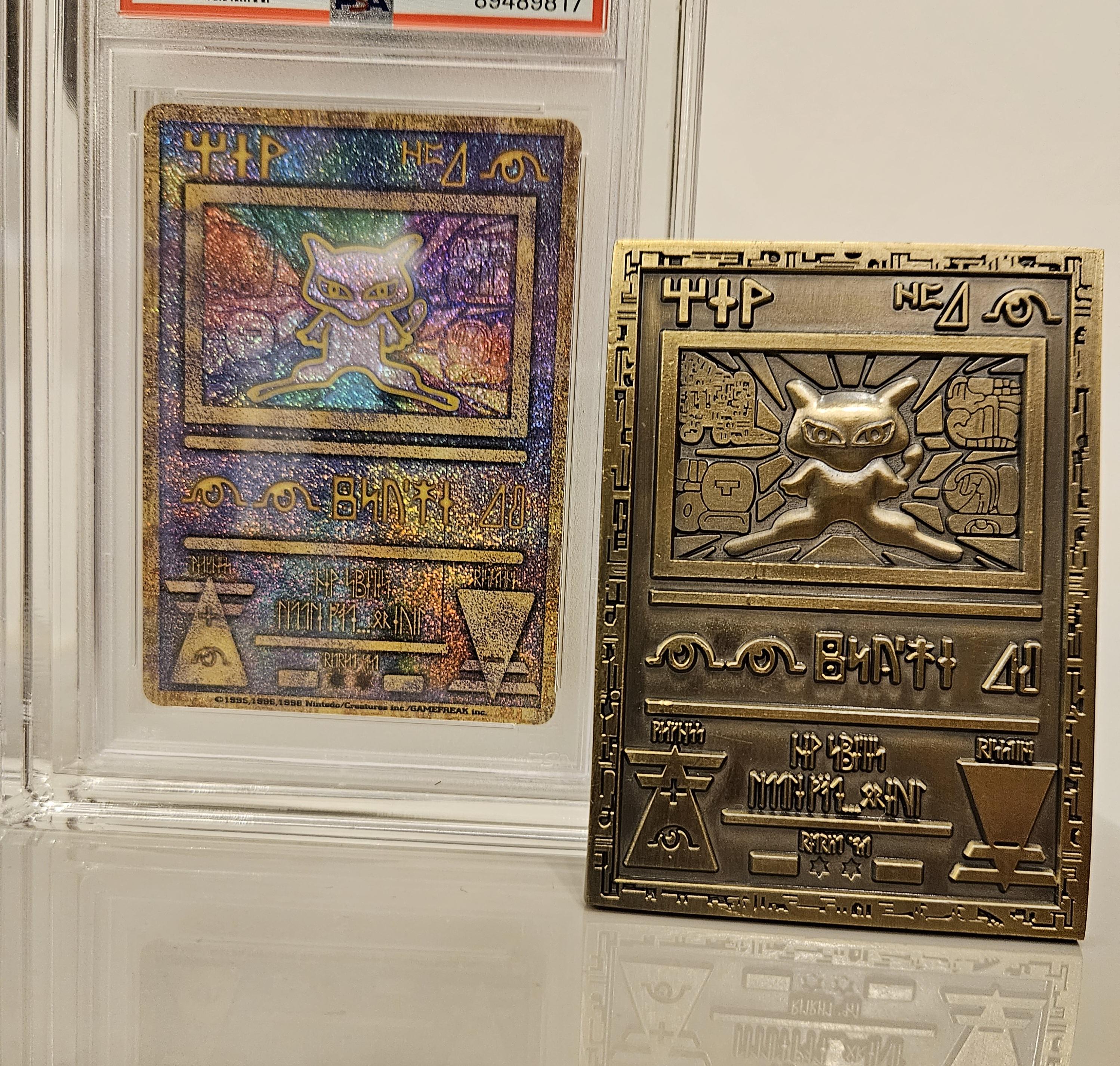 Ancient Mew 3D Bronze Metal Pokemon Card 1st Ed - Premium 1st Edition  Collectible Custom Card for Gift, Display or Private Collection. - Etsy