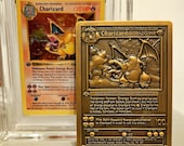 リザードン 初版 ゴールド ポケモン コレクタブルメタルカード