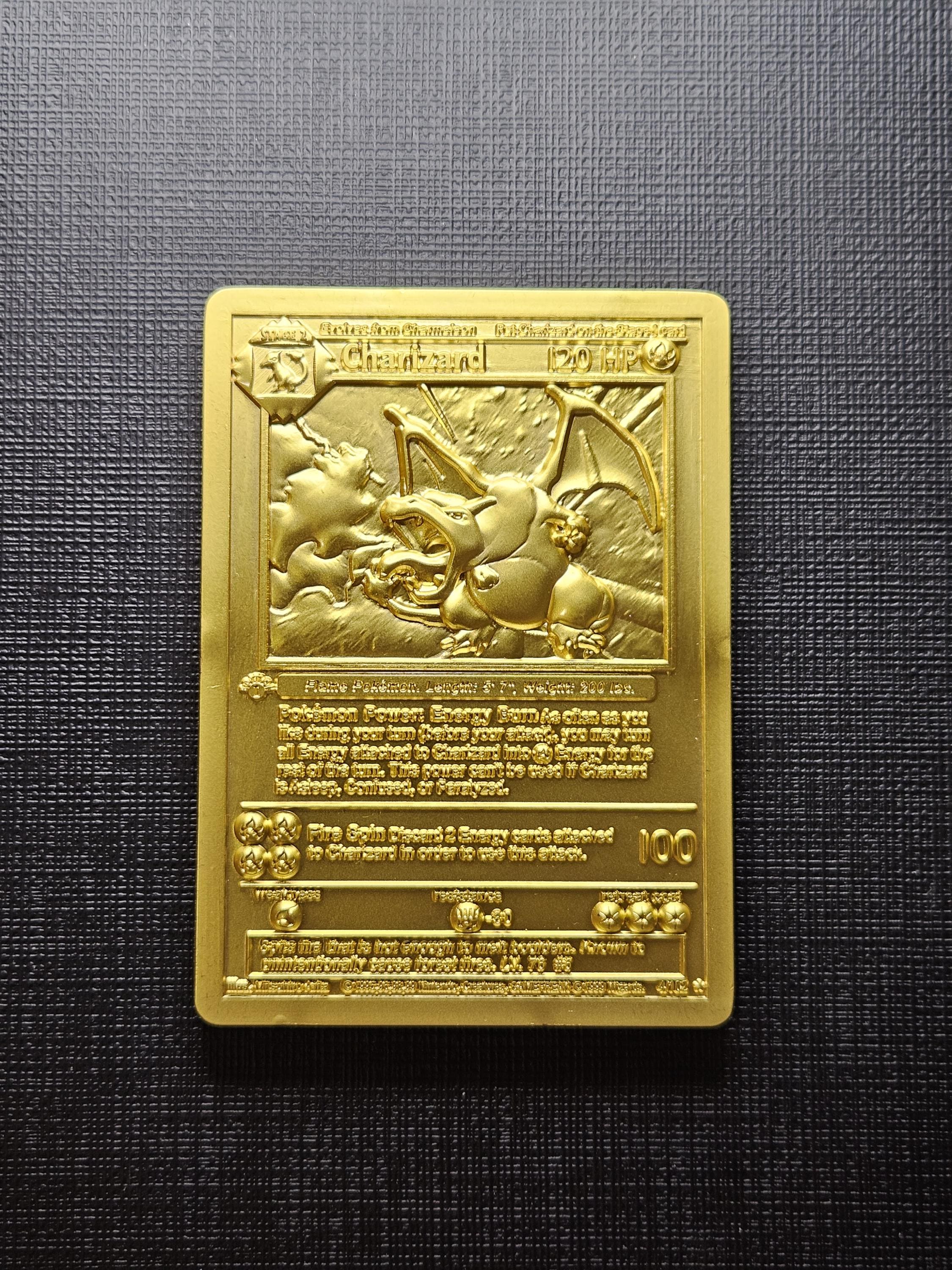 ポケモンメタルカード - リザードン 1stエディション マット