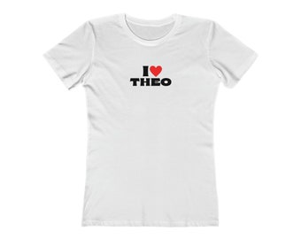 P1HARMONY P1H I Love Theo Boyfriend T-Shirt Kpop Y2K