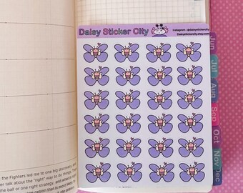 Butterfly Kawaii Decorative Small Sticker Sheet