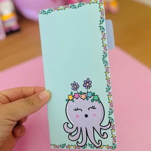 Octopus File Planner Folder / Hobonichi Weeks File Folder Organizer A6 B6