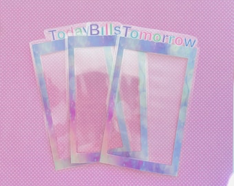 Planner Cute Dashboard Bookmark / Today Tomorrow This Week This Month