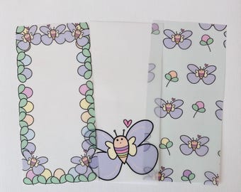 Vellum Planner Decorative Paper Vellum Set Hobonichi Weeks B6 A6 Butterflies