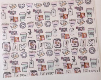 Movie Night Vellum Paper