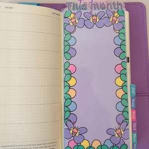Pencil Board Hobonichi Weeks Size Butterfly Pencil Board This Month / Today / Bills