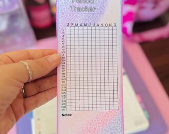 Period Tracker Sticker: Hobonichi Weeks Planner Full Page (A6 B6 Sizes)