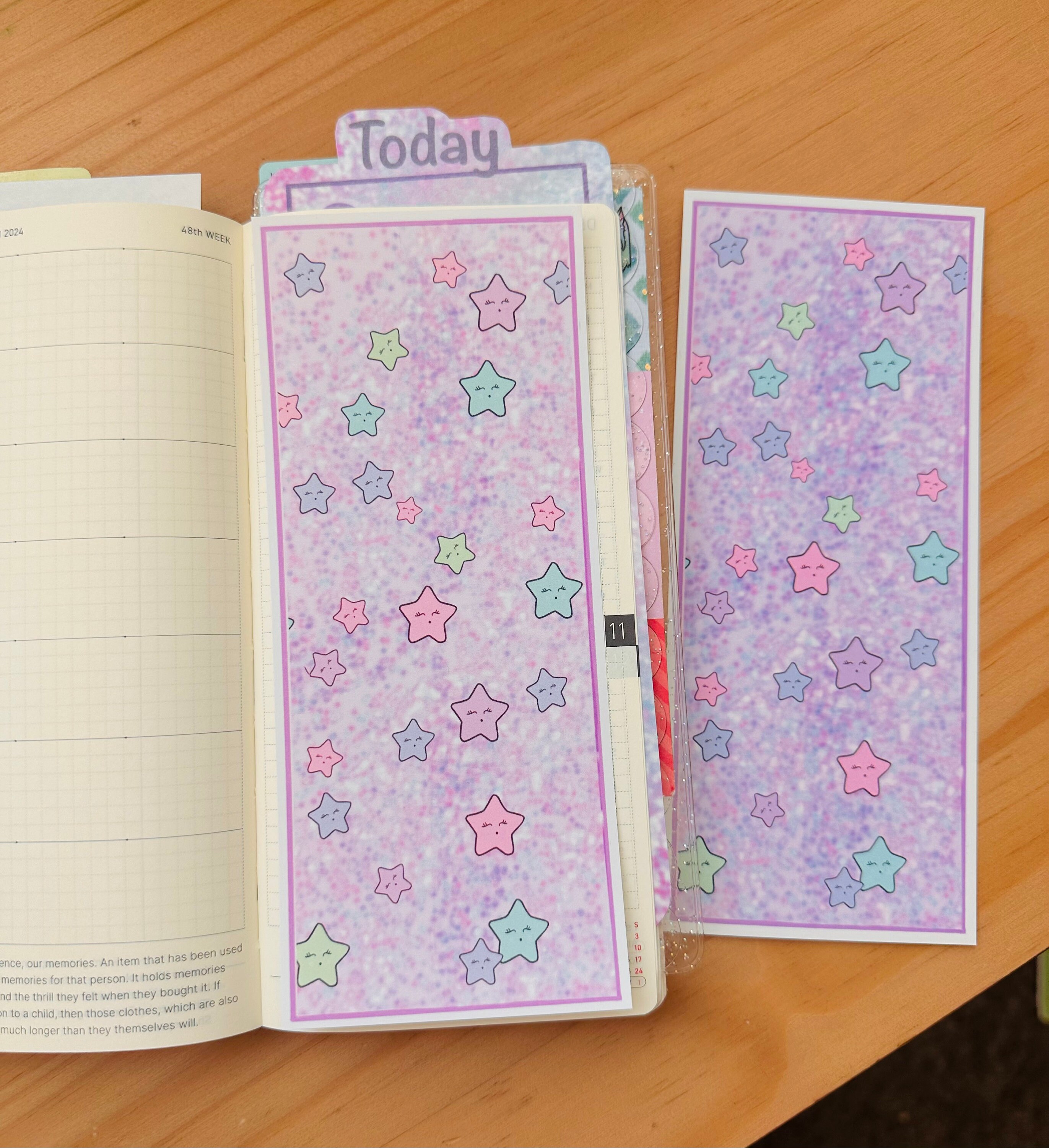 Star Hobonichi Weeks Planner Full Page Sticker - Etsy