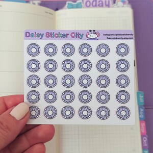 Donut Decorative Planner Sticker Sheet
