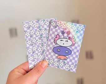 Lola Floral Checkered Deco Planner Cards Decorative Planner Cards Kawaii