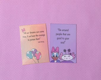 Inspirational Decorative Planner  Journaling Cards Lola and Bestie Duck
