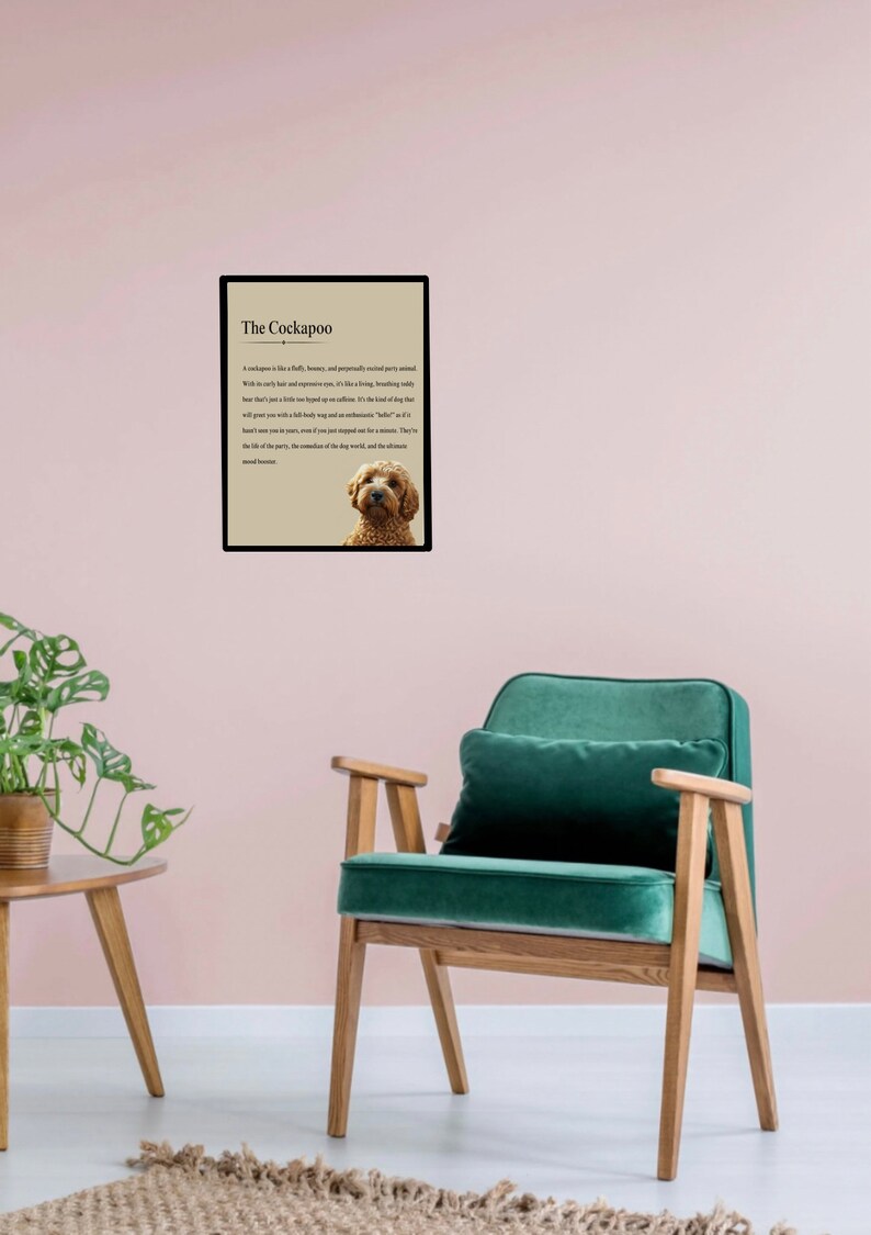Digital Download Cockapoo Print, Funny Definition Description of ...