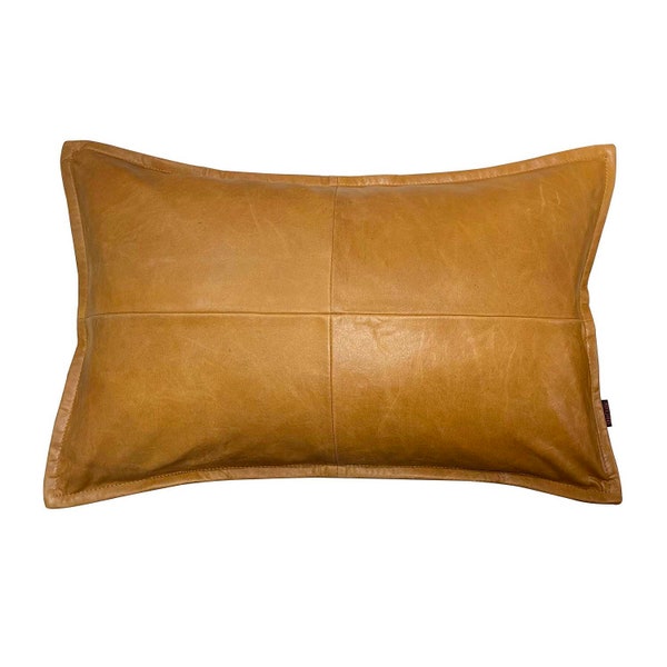 Leather Pillow Etsy
