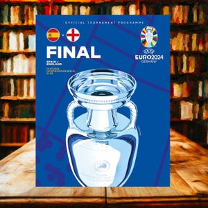 2024 Euro Official Final Programme - Spain v England