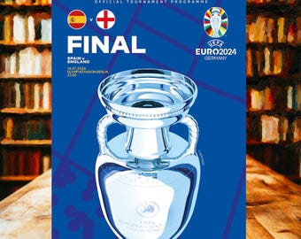 2024 Euro Official Final Programme - Spain v England