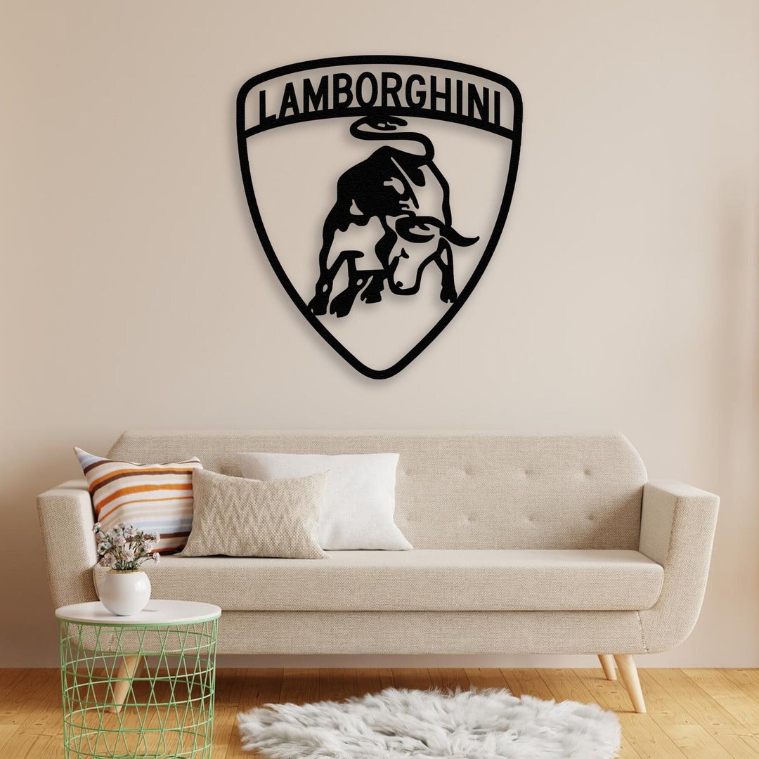 Car Logo Metal Wall Art Home Decor Gift for Etsy