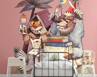 Where the Wild things Are Monsters Wall Decal King Max Wall Sticker Carol Wall Art Nursery And Kid Room Decor