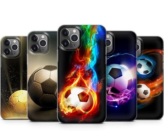Fußball ist Leben Schützender Langlebiger stilvoller Telefon-Kasten für iPhone 14 13 12 11 X XS Samsung S23 S22 S21 S20 S10 Note20 Huawei Feedback
