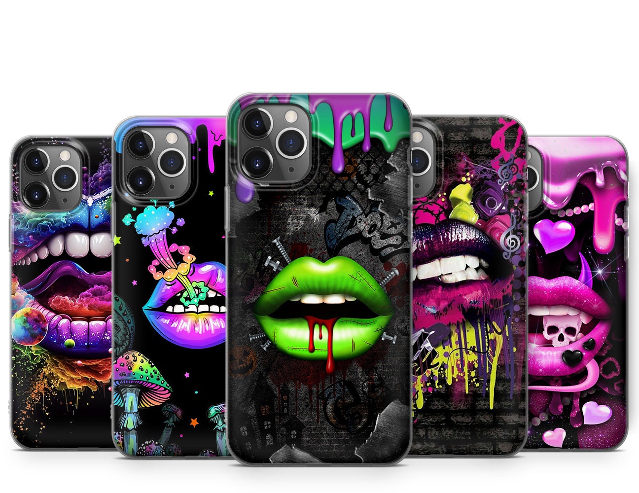 Funny Ugly Little Girl 3D Cheek Cute IMD Case for iPhone 14 Plus 13 Pro Max  Back Phone Cover for 12 11 Pro Max X XS Max Capa