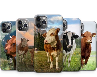 Funny Cows On The Field Protective Durable Stylish Phone Case For iPhone 14 13 12 11 X XS Samsung S23 S22 S21 S20 S10 Note20 Huawei Xiaomi