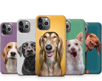 Lustige Hunde im Urlaub Schützende langlebige stilvolle Handyhülle für iPhone 14 13 12 11 X XS Samsung S23 S22 S21 S20 S10 Note20 Huawei Xiaomi