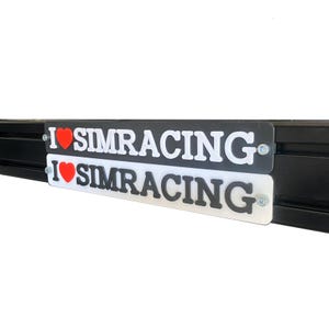 Simracing plate sign I LOVE SIMRACING