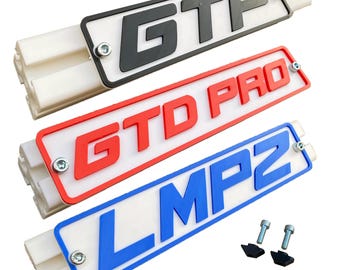 Sim racing IMSA category sign to decorate driving simulators rigs