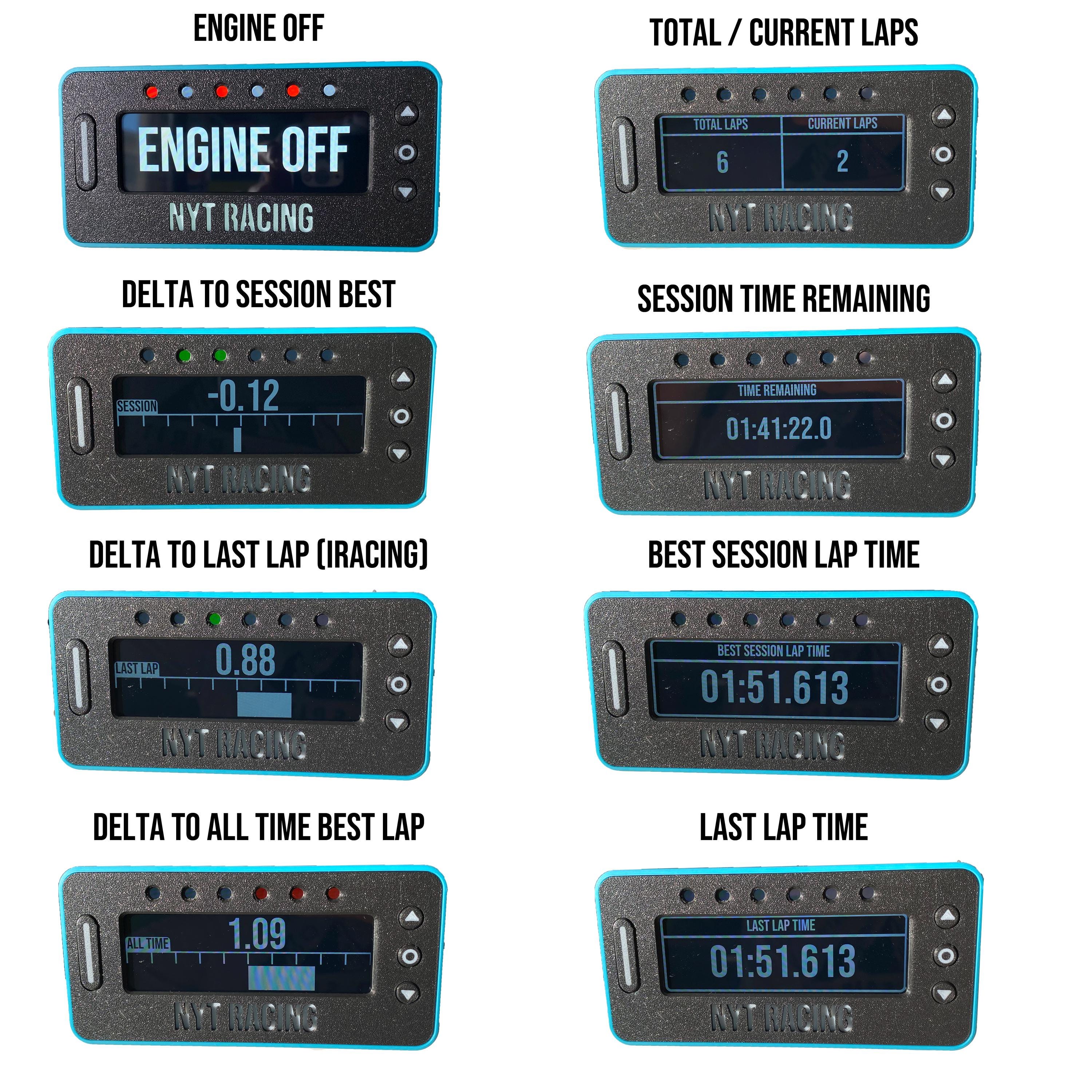 Deltalogic Sim Racing Dashboard Laptimer Inspired by the Racelogic V2 ...