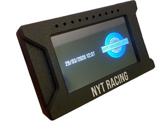 Sim racing Dashboard Flag & Spotter 4" touch screen