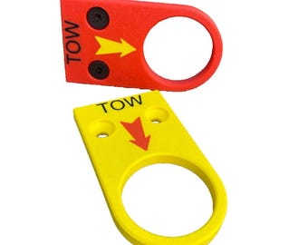 Sim racing decorative tow hook