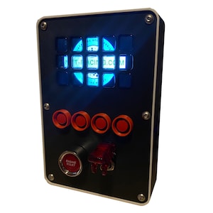 Sim Racing Button Box for Elgato Stream Deck MK2 with 6 buttons for simulators