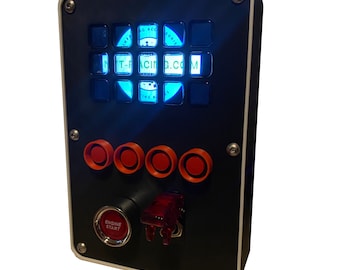 Sim Racing Button Box for Elgato Stream Deck MK2 with 6 buttons for simulators