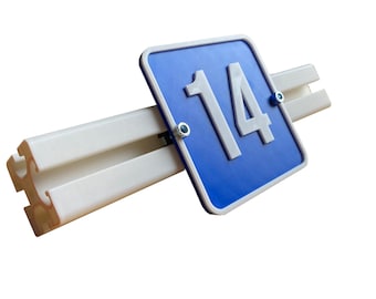 Number plate Simracing Aluminium profile