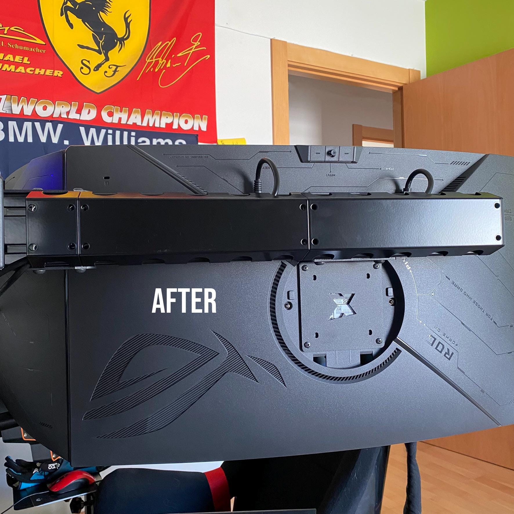 Sim Racing Cable Management Enclosure Made of Sheet Metal for 40x80 ...