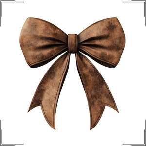 Cowgirl Leather Bow Png: Western Distressed Design)