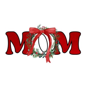 Mama Bożego Narodzenia png, Elegancki sezon świąteczny png, Mama Bożego Narodzenia png, Akwarelowy wieniec bożonarodzeniowy png, Mama zimowa png, Kokarda zimowa X-Mas png