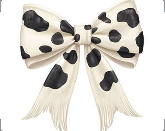 Cowhide Bow Png: Western Cowgirl Clipart