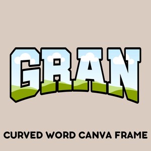 Gran Canva Frame, clipart png modificabile tramite trascinamento, cornice curva Gran Canva, cornice di design alla moda Canva, modello di maglietta Gran della Varsity University