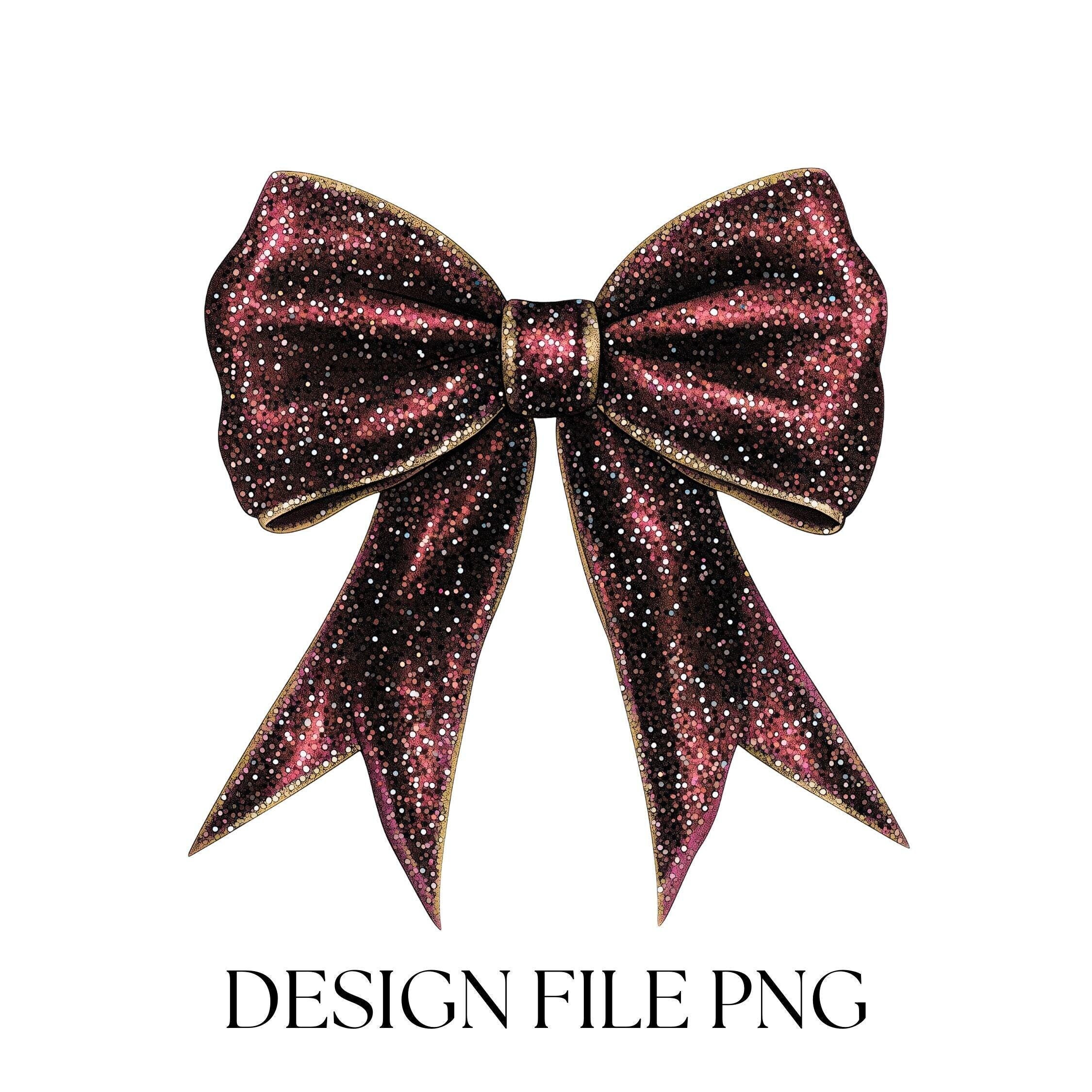 Faux Sequin Bow png, Dark Red Christmas Bow png, Coquette glitter Bow png, Maroon Red glitter Bow png, Commercial Christmas Clipart