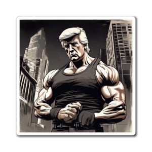 Trump Bodybuilder 3&quot; Magnet