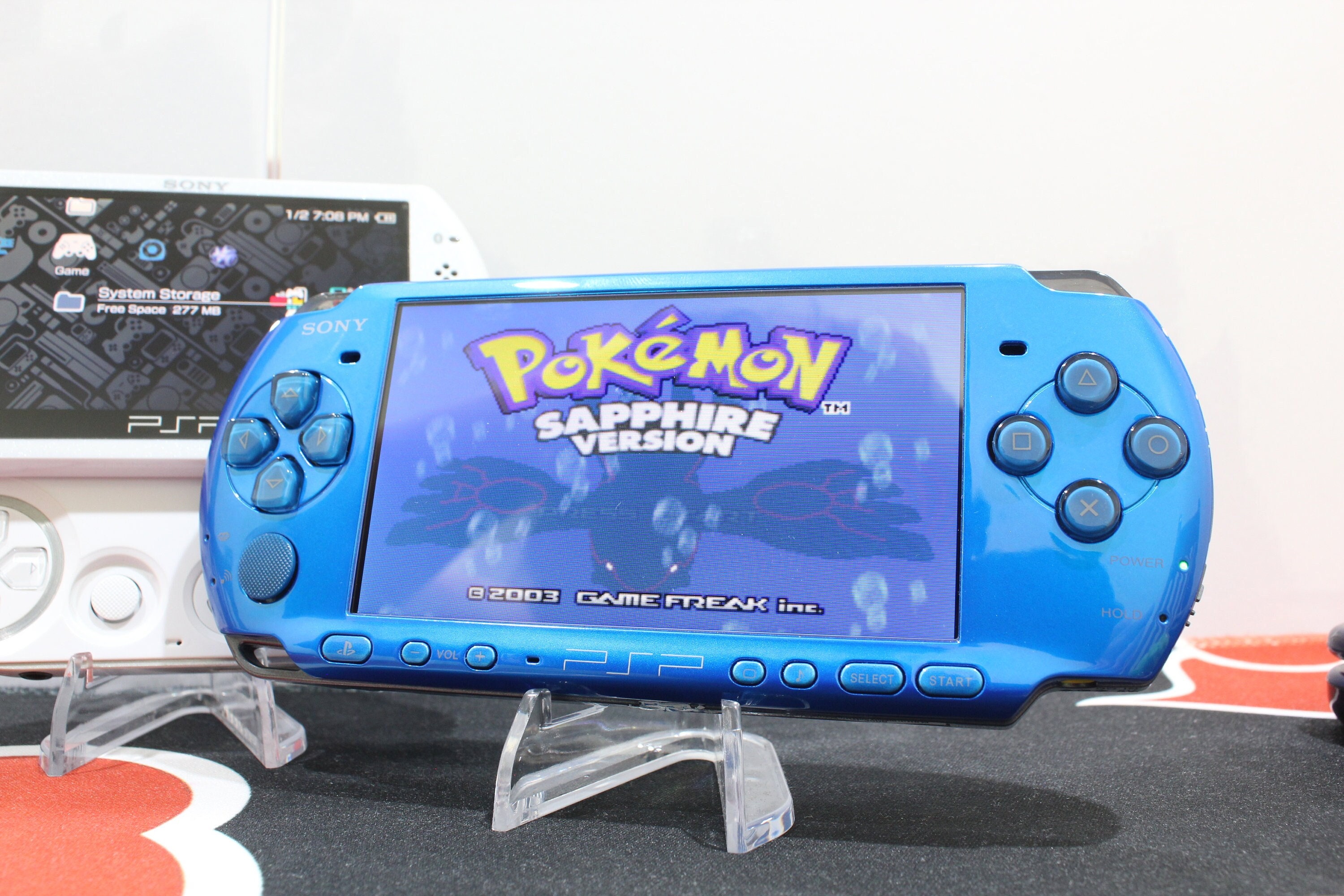 Sony PSP-3000 Vibrant Blue Handheld Console for sale online