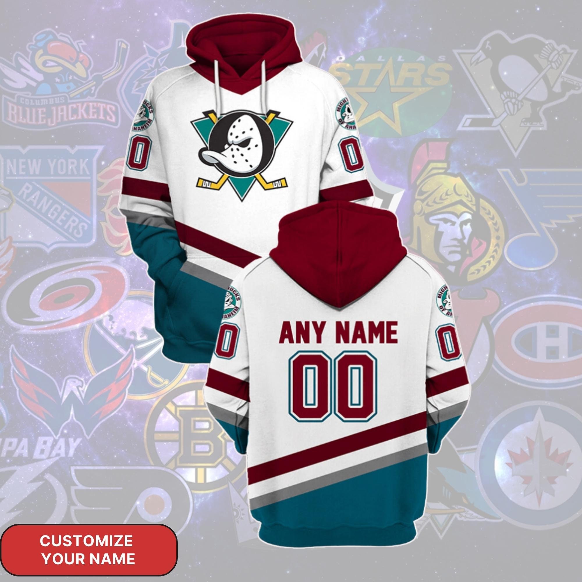 Girl Mighty Ducks Julie“the Cat”Gaffney #6 Hockey Jersey USA Stitched  Custom Nam