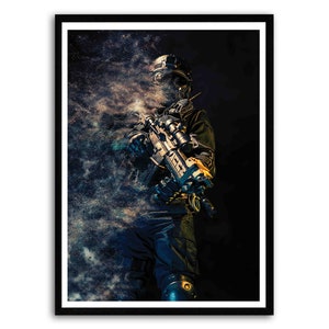Soldier Printable Download, Soldier Canvas Art, Military Wall Art, American pride canvas, Veteran themed, Military themed, INSTANT DOWNLOAD