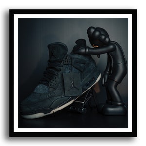 Hypebeast Kaws Printable Download, Kaws Figure Poster, Graffitti Print Wall Art, Street Pop Art, Hypebeast Shoe Poster, INSTANT DOWNLOAD