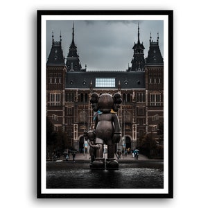 Hypebeast Kaws Printable Download, Kaws Figure Poster, Graffitti Print Wall Art, Street Pop Art, Gift for Boyfriend, INSTANT DOWNLOAD