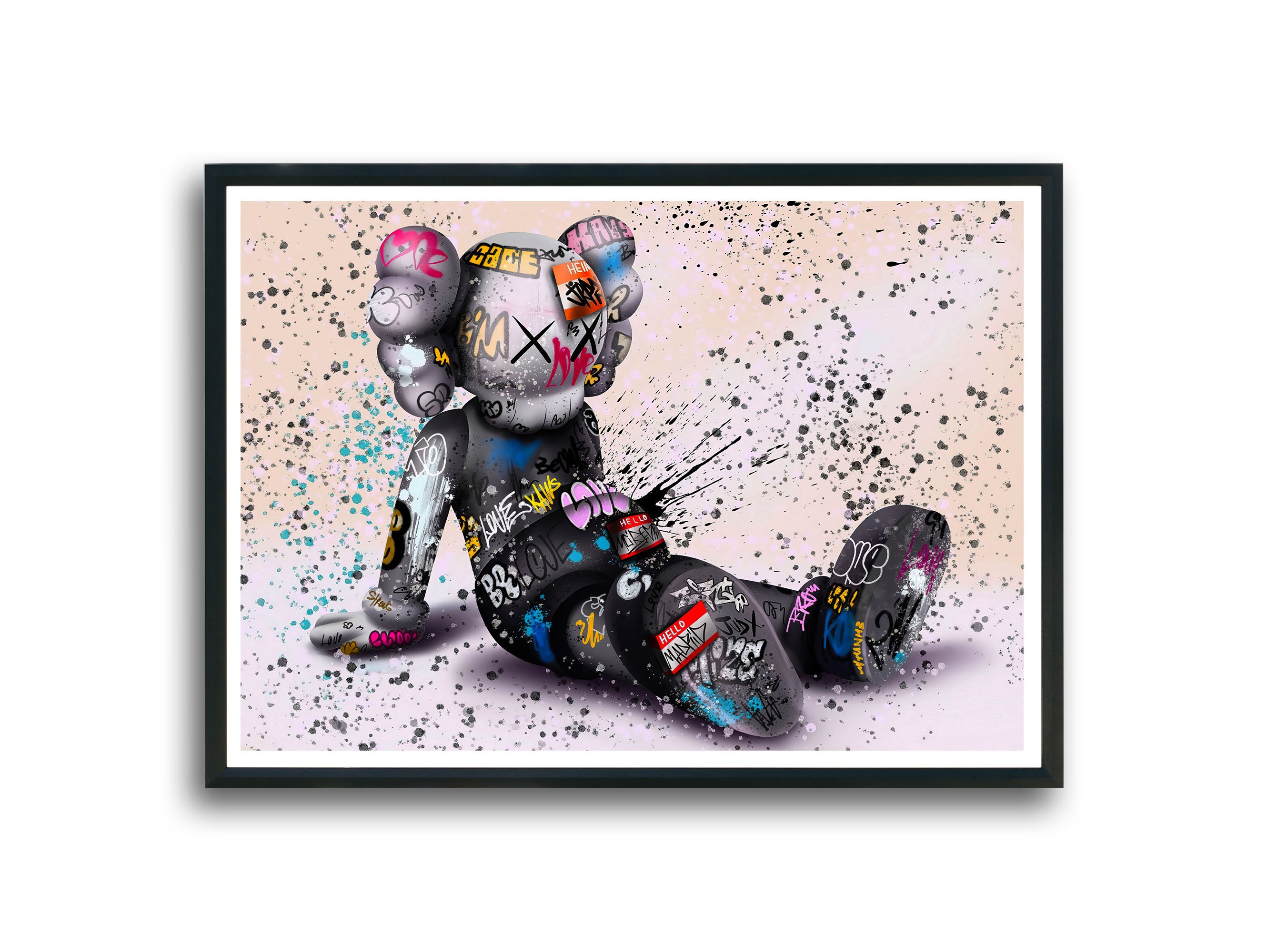 Walls Decor Prints - Creative Unique Canvas Art - KAWS Louis Vuitton