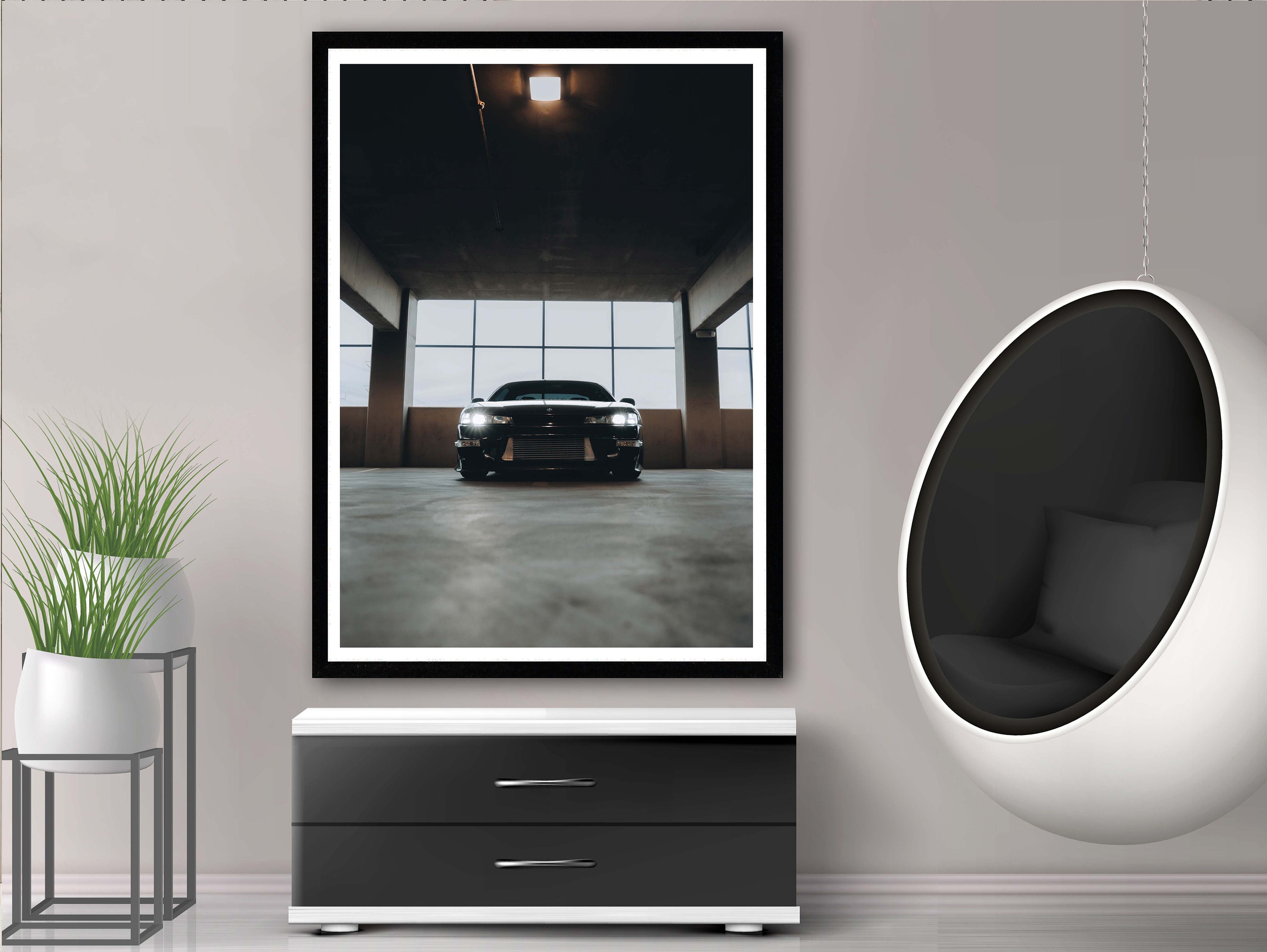 Black Sports Car Printable Download Black Car Poster Car - Etsy