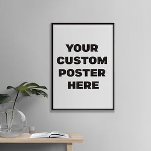 Custom Art Prints, A4 A3 A2 A1 Sizes, Personalized Poster Prints, High-Quality Printing Service, Wall Art Decor, Custom Wall Posters