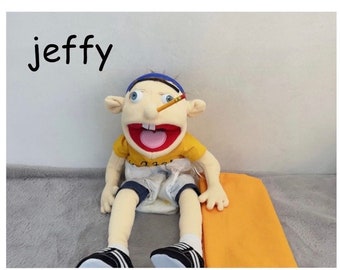 FREE SHIPPING Jeffy Plush Toy Hand Puppet,Jeffy Plush Toy Cosplay,Jeffy Hat Hand Puppet.